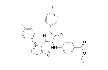 3-(4-Methylphenyl)-4-[4-(4-ethoxycarbonylphenylamino)-1-(4-methylphenyl)-5-oxo-4,5-dihydro-1H-1,2,4-triazol-3-yl]sydnon