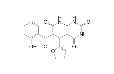 5-(Furan-2-yl)-6-[(2-hydroxyphenyl)carbonyl]-5,8-dihydropyrido[2,3-d]pyrimidine-2,4,7(1H,3H,6H)-trione