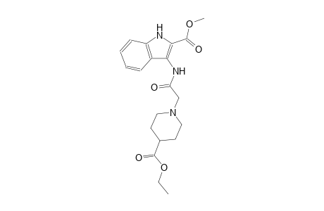 methyl 3-({[4-(ethoxycarbonyl)-1-piperidinyl]acetyl}amino)-1H-indole-2-carboxylate