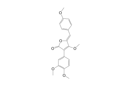 3-(3',4'-DIMETHOXYPHENYL)-4-METHOXY-5-[(4''-METHOXYPHENYL)-METHYLENE]-FURAN-2(5H)-ONE