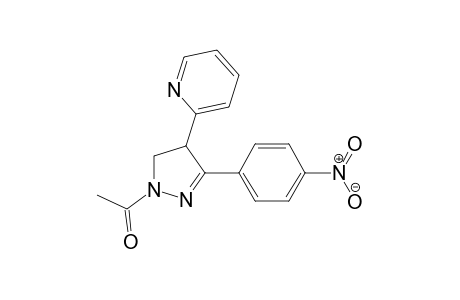 1-Acetyl-3-(4-nitrophenyl)-4-(2-pyridyl)-2-pyrazoline