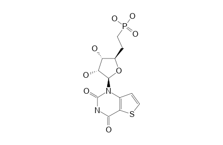 [2-[(2R,3S,4R,5R)-5-(2,4-DIOXO-3,4-DIHYDROTHIENO-[3,2-D]-PYRIMIDIN-1(2H)-YL)-3,4-DIHYDROXY-TETRAHYDROFURAN-2-YL]-ETHYL]-PHOSPHONIC-ACID