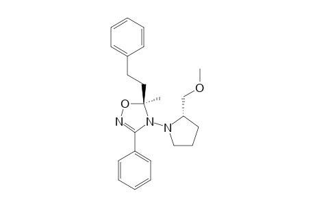 (2'S,5R)-(-)-4-[2-(METHOXYMETHYL)-TETRAHYDRO-1H-1-PYRROLYL]-5-METHYL-3-PHENYL-5-PHENETYL-4,5-DIHYDRO-1,2,4-OXADIAZOLE