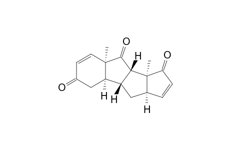 3H-Pentaleno[2,1-a]indene-3,4,7(3aH,4aH)-trione, 3b,8,8a,8b,9,9a-hexahydro-3a,4a-dimethyl-, (3a.alpha.,3b.beta.,4a.alpha.,8a.alpha.,8b.beta.,9a.alpha.)-