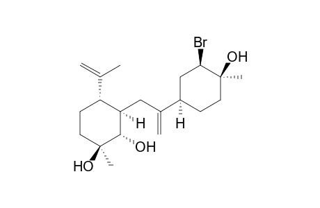 (2R*,3S*,6R*,9R*,10S*,13S*,14S*)-Prevezol B