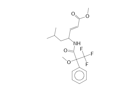 (E)-6-methyl-4-[(3,3,3-trifluoro-2-methoxy-1-oxo-2-phenylpropyl)amino]-2-heptenoic acid methyl ester