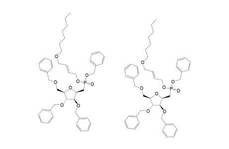 1-[BENZYL-[(E)-2'-BUTENYL-4'-O-HEPTYL]]-3,4,6-TRI-O-BENZYL-2,5-ANHYDRO-D-GLUCITYL-PHOSPHONATE