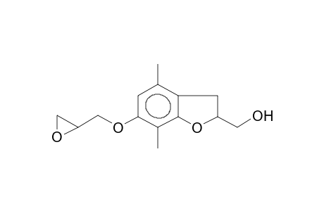 4,7-DIMETHYL-2-HYDROXYMETHYL-6-(2,3-EPOXYPROPOXY)-2,3-DIHYDROBENZO[B]FURAN