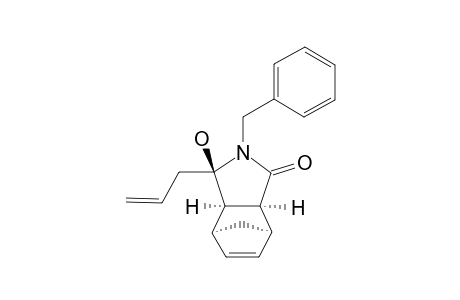 (3RS,3aRS,4SR,7RS,7aSR)-3-Allyl-2-benzyl-3-hydroxy-2,3,3a,4,7,7a-hexahydro-1H-4,7-methanoisoindol-1-one