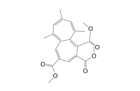 Trimethyl 6,8,10-trimethylheptalene-1,2,4-tricarboxylate