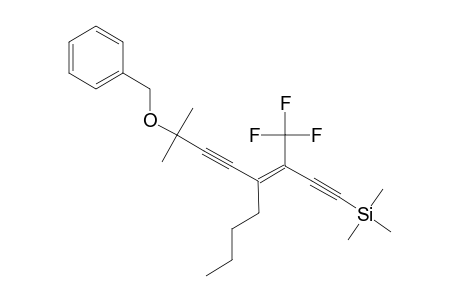 (Z)-7-BENZYLOXY-4-N-BUTYL-7-METHYL-3-TRIFLUOROMETHYL-1-TRIMETHYLSILYL-3-OCTEN-1,5-DIYNE