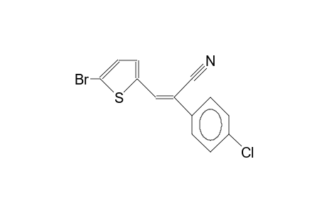 Z-(ALPHA-(PARA-CHLORPHENYL)-BETA-(5-BROMO-2-THIENYL)-ACRYLONITRIL)