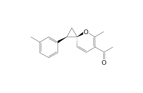 1-((1R,3S)-5-methyl-1-(m-tolyl)-4-oxaspiro[2.5]octa-5,7-dien-6-yl)ethanone