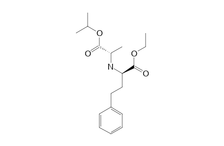 (1S,2S)-2-[1-(1-METHYLETHOXYCARBONYL)-ETHYLAMINO]-4-PHENYLBUTYRIC-ACID-ETHYLESTER