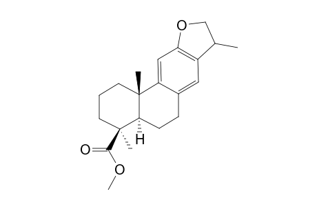 7-BETA-METHOXYCARBONYL-3,7-ALPHA,10A-BETA-TRIMETHYL-2,3,5,6,6A,7,8,9,10,10A-DECAHYDROPHENANTHRO-[3,2-B]-FURAN