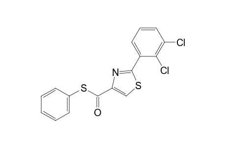 2-(2,3-dichlorophenyl)-4-thiazolecarbothioic acid, S-phenyl ester