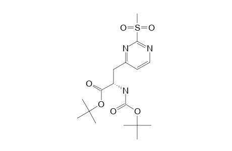 (S)-ALPHA-TERT.-BUTOXYCARBONYLAMINO-BETA-(2-METHYLSULFONYLPHENYLPYRIMIDIN-4-YL)-PROPANOIC-ACID-ALPHA-TERT.-BUTYLESTER