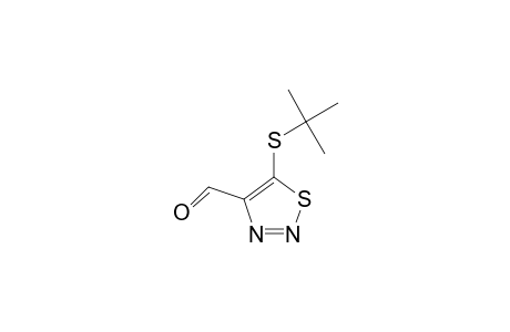 5-TERT.-BUTYLTHIO-1,2,3-THIADIAZOLE-4-CARBALDEHYDE