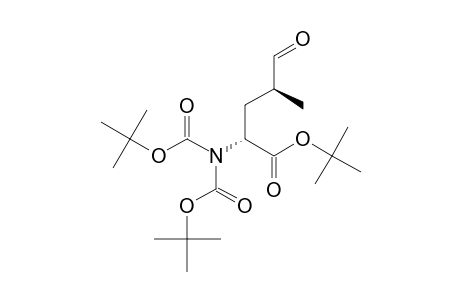 (2S,4S)-2-DITERT.-BUTOXYCARBONYLAMINO-4-METHYL-5-OXO-PENTANOIC-TERT.-BUTYLESTER