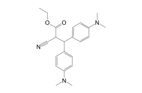 2-CYANO-3,3-(BIS-(4-DIMETHYLAMINOPHENYL)-METHYL)-PROPIONIC-ACID-ETHYLESTER