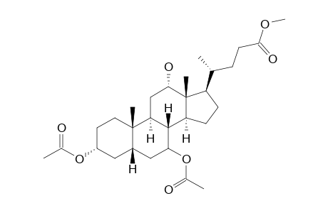 METHYL-3-ALPHA,7-ALPHA-ACETYLOXY-12-ALPHA-HYDROXY-5-BETA-CHOLAN-24-OATE