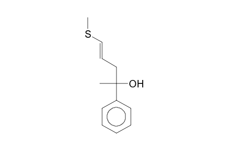 5-(Methylthio)-2-phenylpent-4-en-2-ol