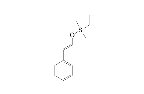 1-(ETHYL-DIMETHYLSILOXY)-2-PHENYLETHENE;E-ISOMER