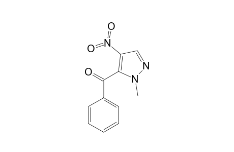 1-METHYL-4-NITRO-5-BENZOYL-PYRAZOLE