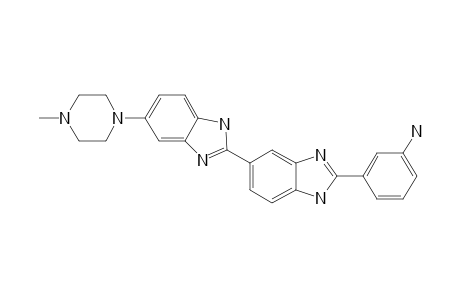 3-AMINO-1-[5'-[5''-(4'''-METHYLPIPERAZIN-1'''-YL)-BENZIMIDAZOL-2''-YL]-BENZIMIDAZOL-2'-YL]-BENZENE