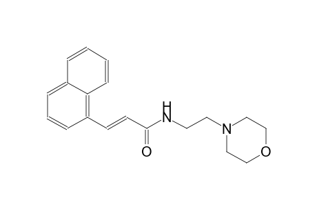 (2E)-N-[2-(4-morpholinyl)ethyl]-3-(1-naphthyl)-2-propenamide