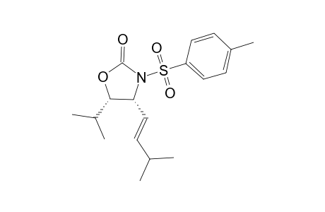 (E,4R,5S)-TRANS-4-(3-METHYL-1-BUTENYL)-5-(1-METHYLETHYL)-3-(4-METHYLPHENYL)-SULFONYL-2-OXAZOLIDINONE