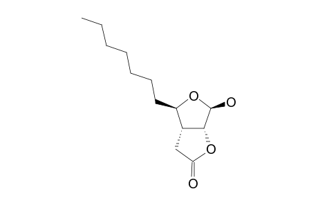 (1R,5R,6R,8R)-8-HYDROXY-6-HEPTYL-2,7-DIOXA-BICYCLO-[3.3.0]-OCTAN-3-ONE;MAJOR-EPIMER