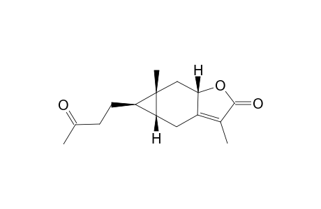 CURCUMENOLACTONE-A;4-OXO-7(11)-CARABREN-12,8-OLIDE