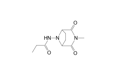 N-methyl-1-propionamido-2,5-pyrrolidinedicarboximide