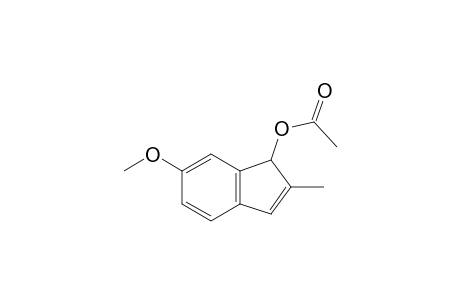 2-Methyl-6-methoxy-1H-inden-1-yl acetate