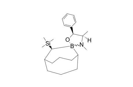 (+)-9-[(1S,2S)-PSEUDOEPHEDRINYL]-(10R)-(TRIMETHYLSILYL)-9-BORABICYCLO-[3.3.2]-DECANE