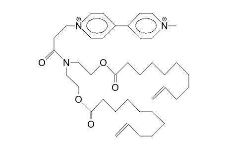 N-Methyl-N'-[3-propylamino-N',N'-bis(2-[10-undecenoyloxycarbonyl]-ethyl)]-4,4'-bipyridinium dication