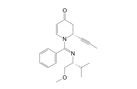 (1S,2R)-1-[(E)-[[(1S)-1-(METHOXYMETHYL)-2-METHYLPROPYL]-IMINO]-(PHENYL)-METHYL]-2-PROP-1-YNYL-2,3-DIHYDROPYRIDIN-4(1H)-ONE