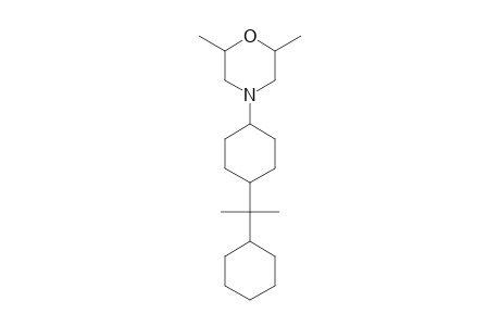 Morpholine, 4-[4-(1-cyclohexyl-1-methylethyl)cyclohexyl]-2,6-dimethyl-