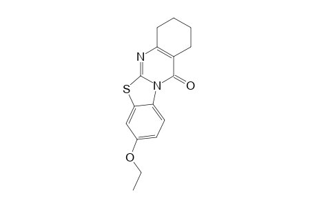 8-ETHOXY-1,2,3,4-TETRAHYDRO-12H-BENZOTHIAZOLO-[2,3-B]-QUINAZOLIN-12-ONE