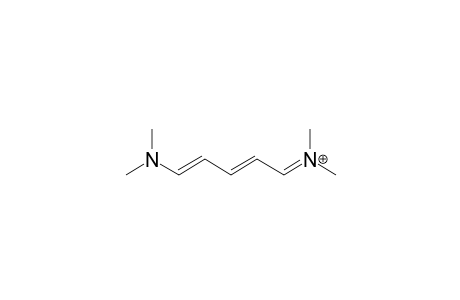 [(2E,4E)-5-dimethylaminopenta-2,4-dienylidene]-dimethylazanium