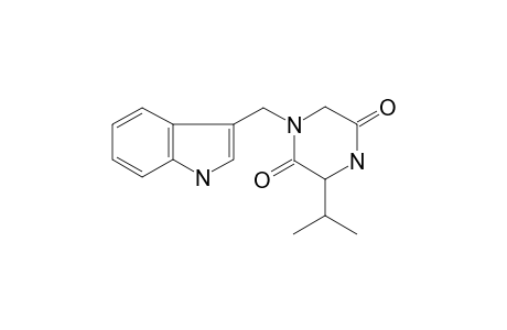 1-(1H-indol-3-ylmethyl)-3-isopropyl-piperazine-2,5-quinone