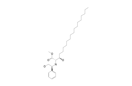 METHYL-(2R,3S,1'R)-(2N-2'-HYDROXY-1'-PHENYLETHYLAMINO)-3-HYDROXYINONADECANOATE