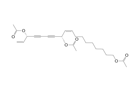 (11S,16S,Z)-OCTADECA-9,17-DIEN-12,14-DIYNE-1,11,16-TRIYL-TRIACETATE