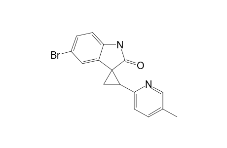 (+/-)-1,3-L-((5-METHYL)-2-PYRIDYL)-SPIRO-[CYCLOPROPANE-1,3'-(5-BROMO)-[3H]-INDOL]-2'-(1'H)-ONE