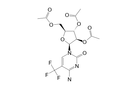 2',3',5'-TRI-O-ACETYL-(TRIFLUOROMETHYL)-ARABINOSYL-CYTOSINE