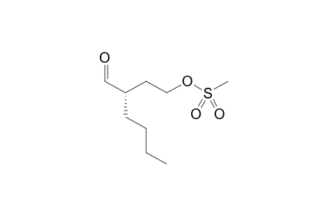 (-)-(S)-3-Formylheptyl Methanesulfonate