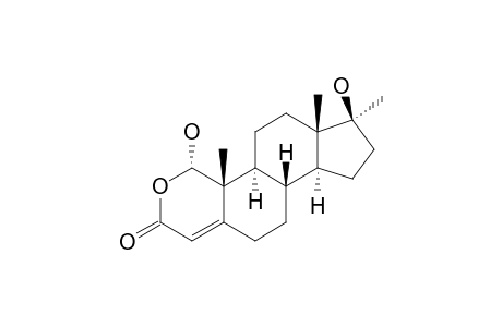 1-ALPHA,17-BETA-DIHYDROXY-17-METHYL-2-OXA-ANDROST-4-EN-3-ONE