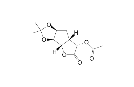 (1R,5R)-4-(R)-O-ACETYL-7-(R),8-(R)-O-ISOPROPYLIDENE-2-OXABICYCLO-[3.3.0]-OCT-3-ONE