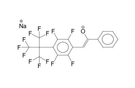 2-(4-NONAFLUOROTERT-BUTYLTETRAFLUOROPHENYL)ACETOPHENONE, SODIUM SALT